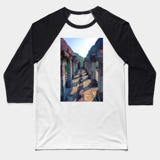 Columns and Arches, Baphuon Temple Baseball T-Shirt